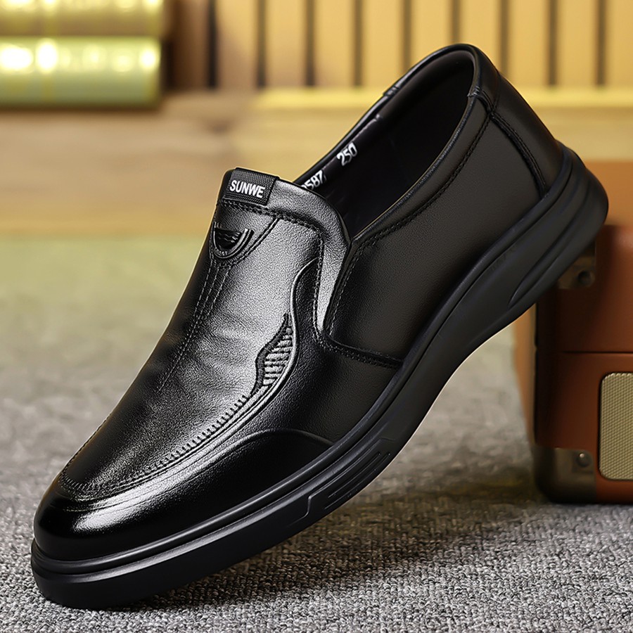 Formal Upper Wear Men - Мужские лоферы без шнуровки с низким