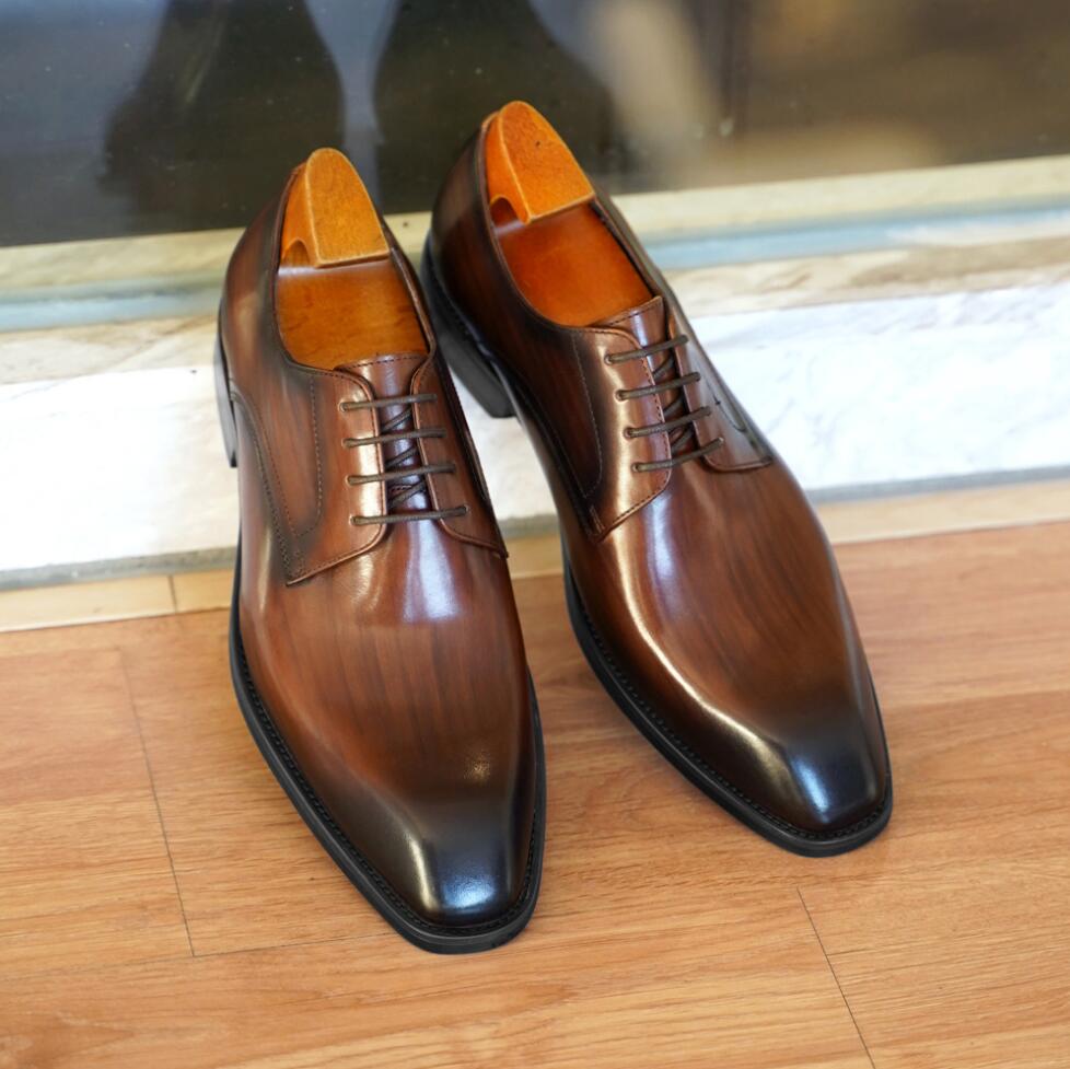 Men'S Luxury Formal Wear Brands - Дизайнерские кожаные мужские туфли-холлцуты класса люкс: