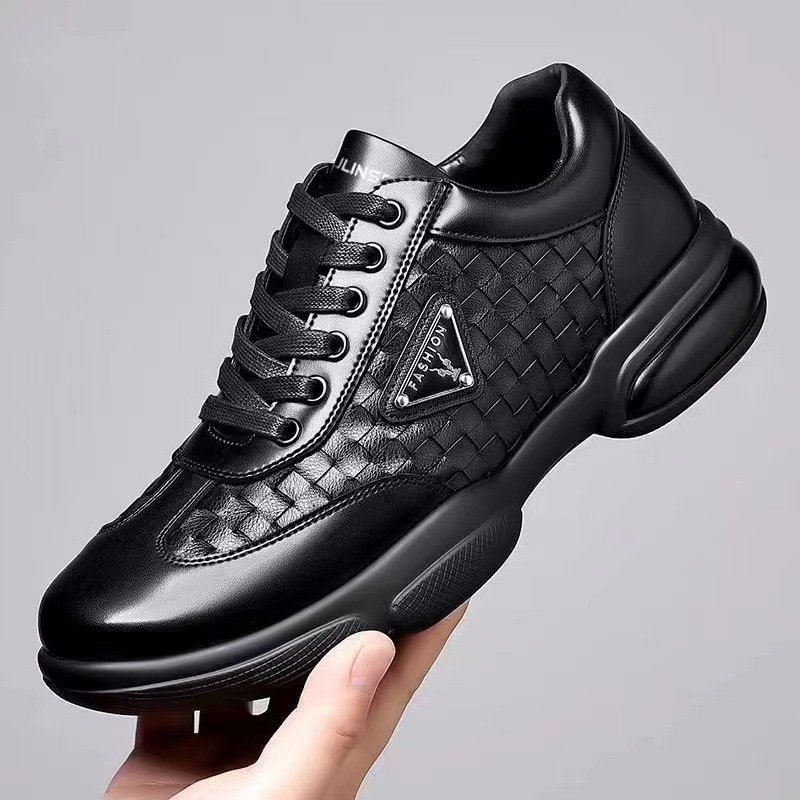 Men Formal Wear Summer - Новые мужские кожаные туфли на платформе,