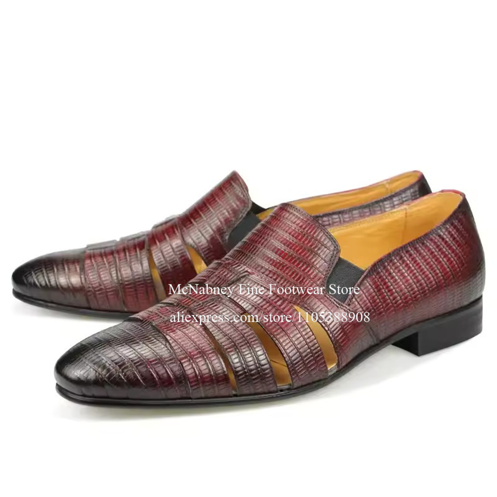 Дышащие лоферы из кожи черепах – обзор и цена Men Formal Wear Summer