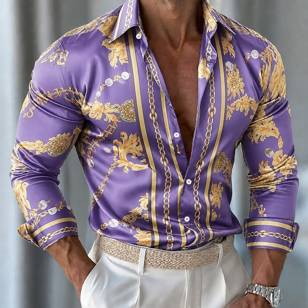 Мужская сатиновая рубашка с цв – обзор и цена Men Formal Party Wear Shirt