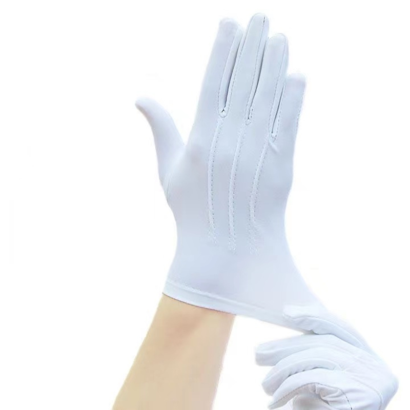 4 шт. белые хлопковые перчатки – обзор и цена Formal Wear Gloves Men