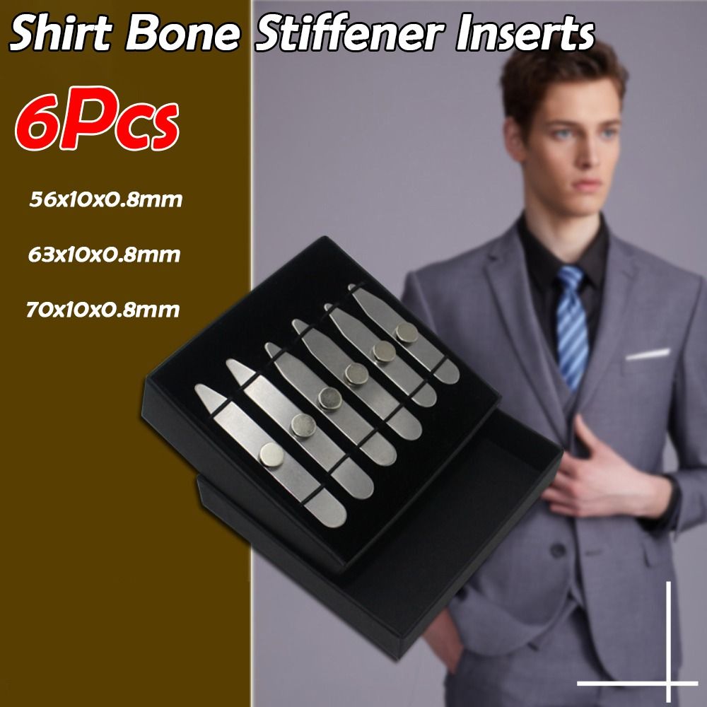 Новые магнитные вставки-фиксат – обзор и цена Collar Stay Metal